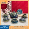 ấm chén men hoả biến sản xuất tại bát tràng