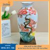 Lọ Hoa Bát Tràng Giá Rẻ Hoạ Tiết Hoa Đào - Lọ Hoa Giá Xưởng