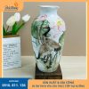 bình hoa cao cấp bát tràng hoa sen nổi