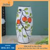 Bình Cắm Hoa Gốm Sứ Bát Tràng Hoạ Tiết Cành Lựu