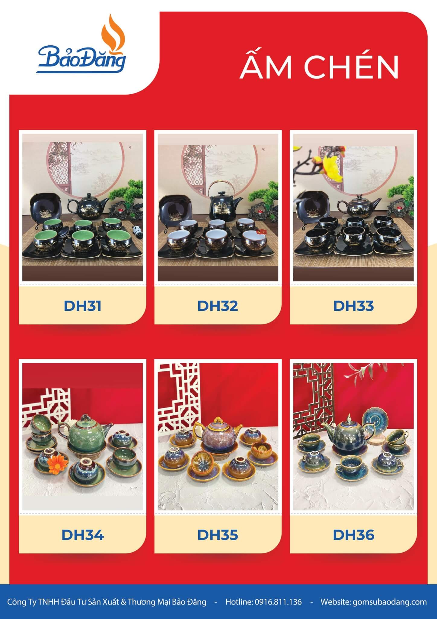 bộ ấm chén sứ bát tràng men hoả biến đại hội Đảng