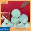 Bộ bát đĩa đẹp giá rẻ men xanh ngọc