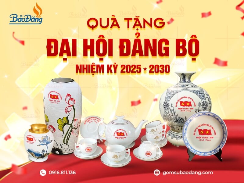 quà tặng đại hội đảng bộ nhiệm kỳ 2025-2030