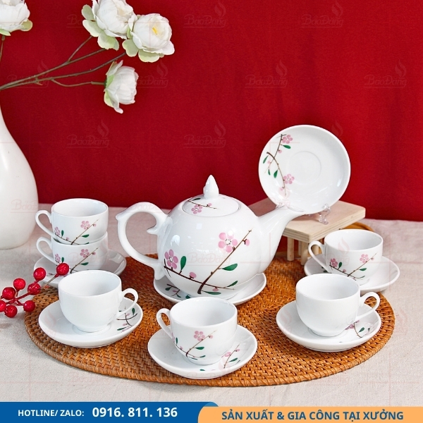 bo-am-chen-buoi-lua-hoa-dao-hong-gia-re bộ ấm chén bưởi lửa hoa đào hồng giá rẻ