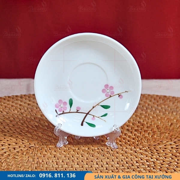 dia-ke-buoi-lua-hoa-dao-hong đĩa kê bộ ấm chén bưởi lửa hoa đào hồng