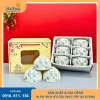 Bát cơm hoa đào xanh dương phong cách trang nhã