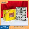 Bộ bát cơm Bát Tràng họa tiết hoa sen trang nhã.