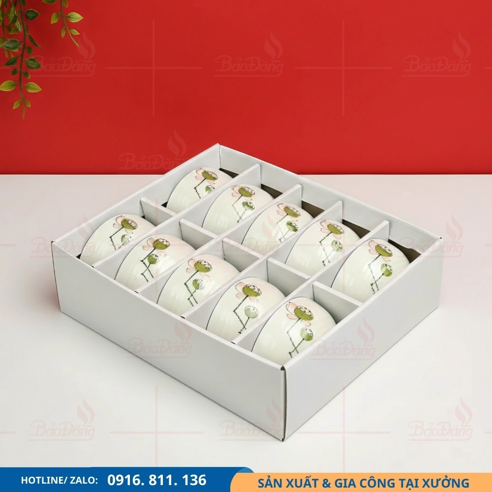 Bộ chén cơm đài sen từ xưởng gốm Bộ chén cơm đài sen cung cấp từ xưởng gốm Bát Tràng