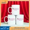 Cốc sứ quai C in logo Agribank chi nhánh