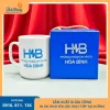Ly sứ kèm hộp in thông tin phòng khám đa khoa dùng làm quà tặng