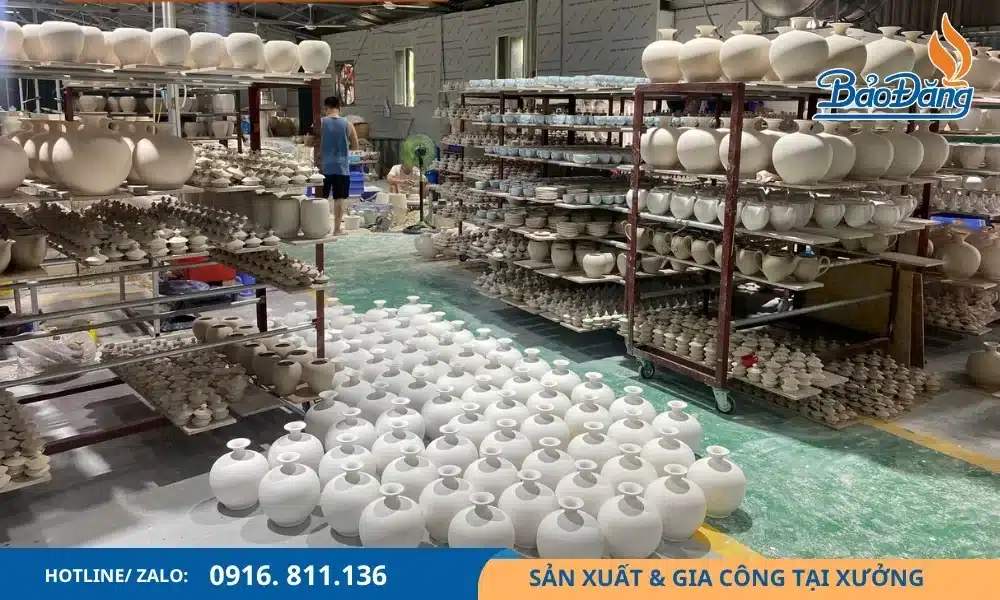 Bình hút lộc được sản xuất tại xưởng, đảm bảo chất lượng