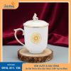 Ly sứ in logo Giáo hội Phật giáo, thiết kế trang nhã, ý nghĩa