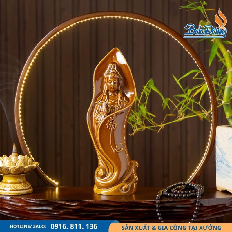 Tượng Quan Âm Tịnh Ý dùng trong trang trí phong thủy