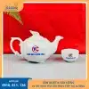 Bộ ấm chén làm quà tặng dành cho khách hàng cửa hàng điện máy
