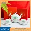 Bộ ấm chén bưởi lửa làm quà kỷ niệm ra trường trung học trang trọng