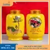 Hũ đựng trà làm quà tặng trong lễ khánh thành chùa